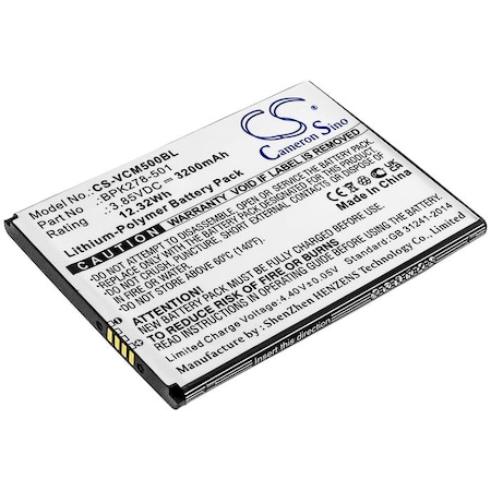 Bsc Preferred Verifone CM5 3200mAh Payment Terminal Replacement Battery CS-VCM500BL